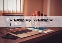 scc区块链公司[circle区块链公司]